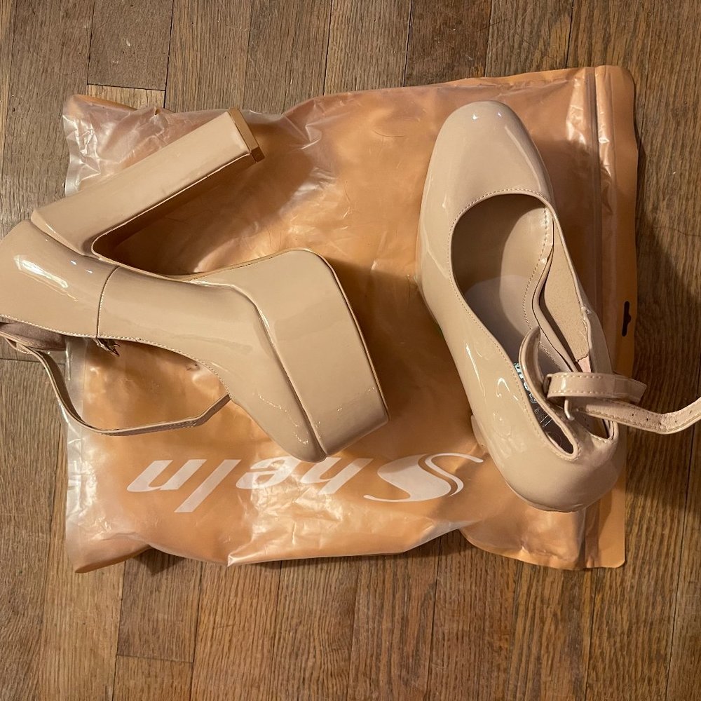 Shein taupe platforms